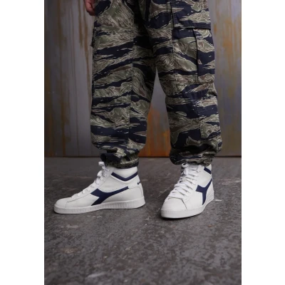 Abbildung von Diadora GAME Unisex Sneaker high, Größe: 47, White/blue caspian sea Leder