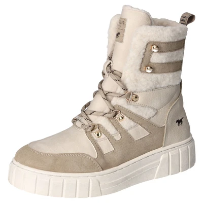 Abbildung von Mustang Shoes Winterboots, Schnürboots, Plateauboots, Snowboots mit Anziehlasche