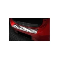 Abbildung von Avisa Edelstahl Heckstoßstangenschutz kompatibel mit Opel Corsa F HB 5 türer GS Line 2019 &#039;Ribs&#039;