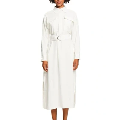 Abbildung von Esprit Light Blusenkleid, Damen, Größe: Small, Off white