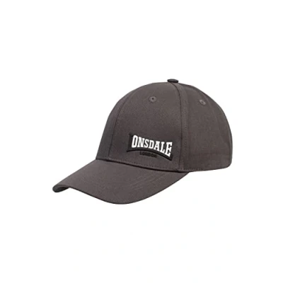 Abbildung von Lonsdale Enville Cap, Herren, Größe: One Size, Ash black white