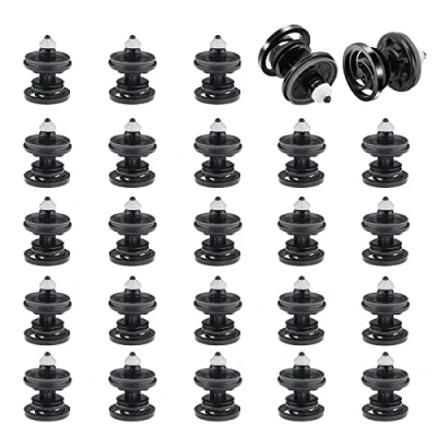Abbildung von 25 Stück BefestigungsclipClips, Türverkleidung Clips, Auto Innenverkleidung Trim Clips Befestigungsclip, Motorkühler Halteclips, Für VW Sprint Audi Touareg