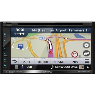 Abbildung von Kenwood DNX5190DABS Navigationssystem 17,1 cm (6.75&quot;) Touchscreen TFT Fixed Schwarz 2,1 kg