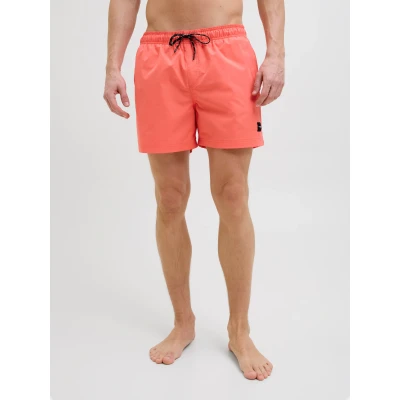 Abbildung von Jack &amp; Jones Solid Badeshorts, Herren, Größe: Large, Hot coral