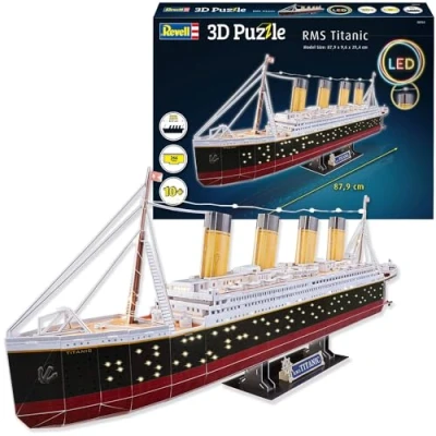 Abbildung von Revell® 3D Puzzle RMS Titanic LED, 266 Puzzleteile