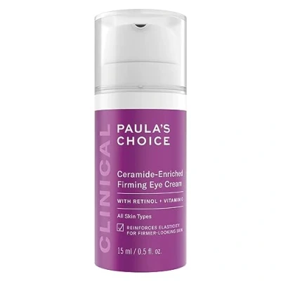 Abbildung von Paula&#039;s Choice CLINICAL Ceramide Enriched Augencreme Gegen Falten und Augenringe, Feuchtigkeit &amp; stärkt Haut um die Augen mit Retinol Vitamin C Alle Hauttypen 15 ml