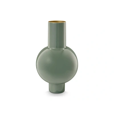 Abbildung von PIP STUDIO Vase Metall mittel grün 24x40cm