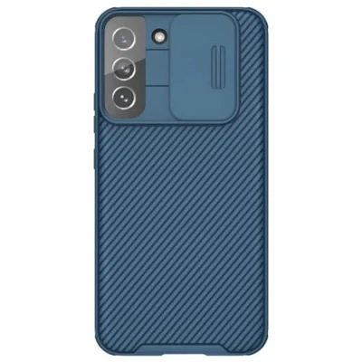 Abbildung von Samsung Galaxy S22 Hülle Kunststoff Nillkin Hard Case/Backcover Handyhülle Blau