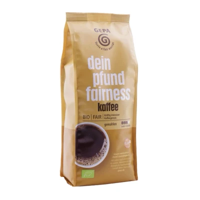 Abbildung von GEPA Faires Pfund Bio Kaffee, gemahlen, 500 g, 3er Pack