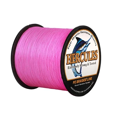 Abbildung von Hercules Super Cast 100m 2000m 109 2196 Yards Geflochtene Angelschnur 6lb 100lb Test für Salzwasser Süßwasser PE Geflecht Fischdraht Superline 4 Stränge