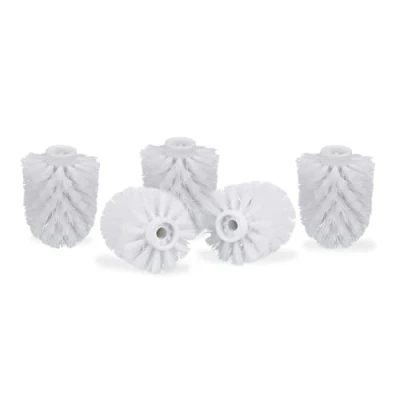 Abbildung von relaxdays Badezimmer Set WC Bürstenkopf Ersatz 9,5 mm D=8 cm, Weiß