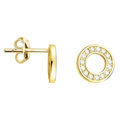 Abbildung von Sofia Milani Circle Ohrringe, Damen, Größe: One Size, Gold coloured