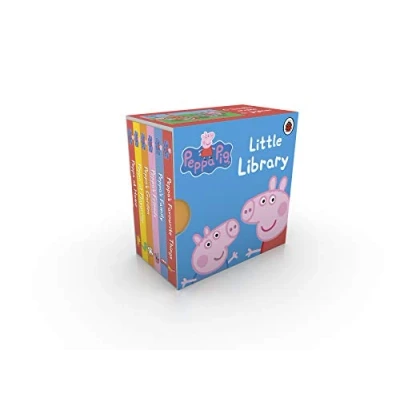 Abbildung von Peppa Pig: Little Library: Peppa&#039;s Favourite Things; at Playgroup; Home; Friends; Family; Garden