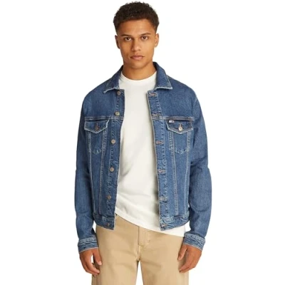 Abbildung von Tommy Jeans Plus Jeansjacke RYAN RGLR TRCKR JCKT EXT BI8130