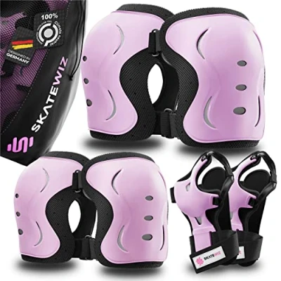 Abbildung von Schoner Set Protektoren Inliner 3 er Skateboard Kinder Schützer Knieschoner