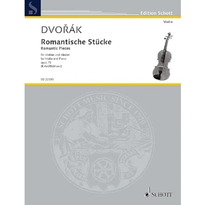 Abbildung von Romantische Stücke: op. 75. Violine und Klavier. Partitur Stimme. (Edition Schott)