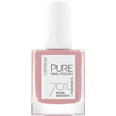 Abbildung von Catrice PURE Nail Polish, Nailpolish, Nagellack, Nr. 02 Clarity, nude, glänzend, ohne Aceton, vegan, Mikroplastik Partikel frei (10ml)