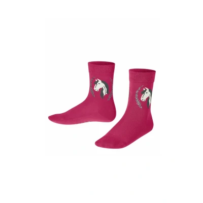 Abbildung von Falke Horse Socken für Kinder, Größe: 23/26, Fuchsia