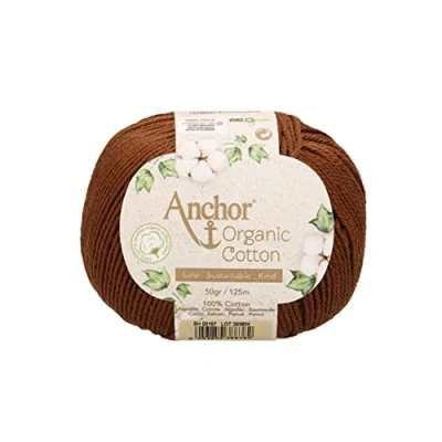 Abbildung von Anchor Organic Cotton 4 fädig ca. 125 m 00157 chestnut 50 g