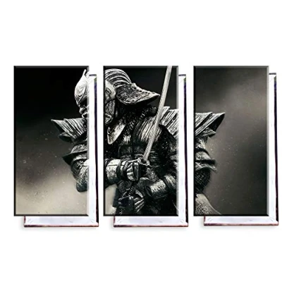 Abbildung von Unified Distribution 47 Ronin Krieger Dreiteiler (120x80 cm) Bilder &amp; Kunstdrucke fertig auf Leinwand aufgespannt und in erstklassiger Druckqualität