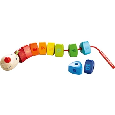 Abbildung von Haba Spiel, Fädelspielzeug Zahlen Drache, unisex neutral