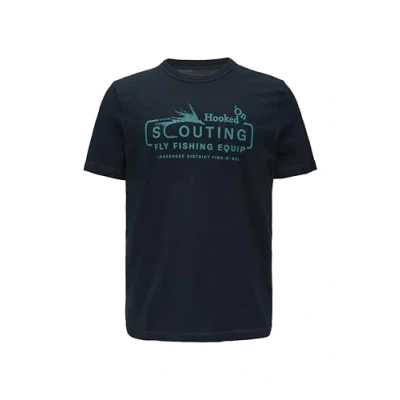Abbildung von s.Oliver MIT Frontprint Tshirt print, Herren, Größe: XL, Navy