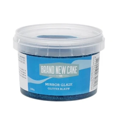 Abbildung von BrandNewCake® Spiegelglanz Blau 300g Perfekte Tortendekoration und Dessertveredelung