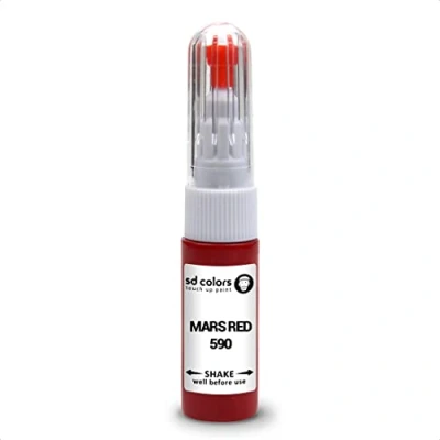 Abbildung von SD COLORS Mars Red 590 Reparaturset für Mercedes Lackstifte, 20 ML, Kratzer, Chip, Farbcode