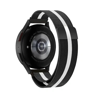 Abbildung von KUWAI Armbänder für Xiaomi Watch S2 Armband, Rostfreie Stähle Magnetischer Armband Männer Frauen Bunt Band (O)