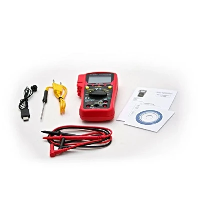 Abbildung von Digital Multimeter Messgerät mit PC Schnittstelle USB Voltmeter EDI 9604 + Mess Software