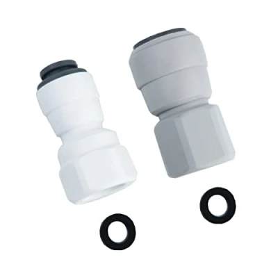 Abbildung von Qrity Steckfitting Schnellkupplungen 1/4&quot; auf 1/4&quot;, 3/8&quot; für Wasserfilter Wasserhahnadapter