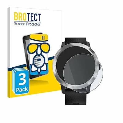 Abbildung von BROTECT Entspiegelungs Schutzglas für Garmin Vivoactive 3 / Forerunner 45 Approach S40 (3 Stück) Schutz Folie Glas Matt [Kratzfest 9H]