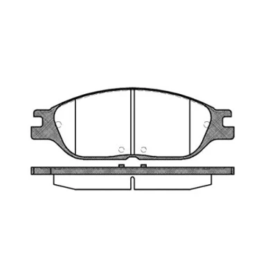 Abbildung von ROADHOUSE 2738.00 Bremsbelagsatz Vorderachse FORD USA: Windstar