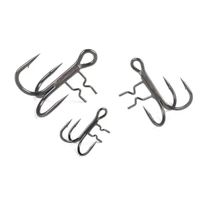 Abbildung von Fox Rage Strike Point Stinger Drillinge Size 1/0 (4 Stück) Drillingshaken