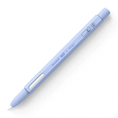 Abbildung von elago X MONAMI Pencil Hülle Kompatibel mit Apple 2. Generation Schutzhülle, Strapazierfähiges Silikon, Klassisches Design, Magnetischer Aufladung und Double Tap (Violett)