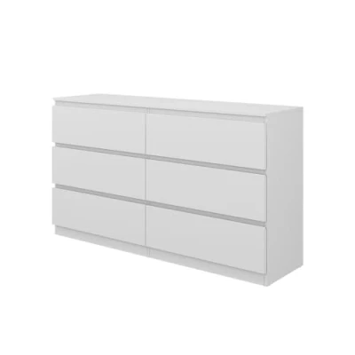 Abbildung von Vicco Kommode Calisto, Weiß/Weiß, 138 x 78.5 cm