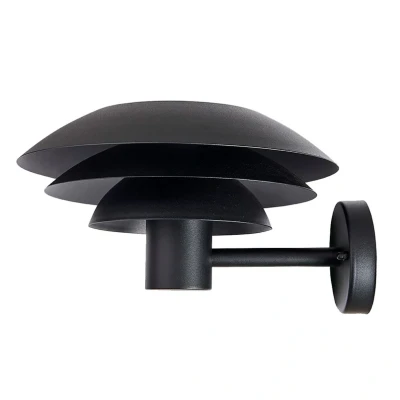 Abbildung von Dyberg Larsen DL31 Outdoor Wand schwarz Ø 31cm