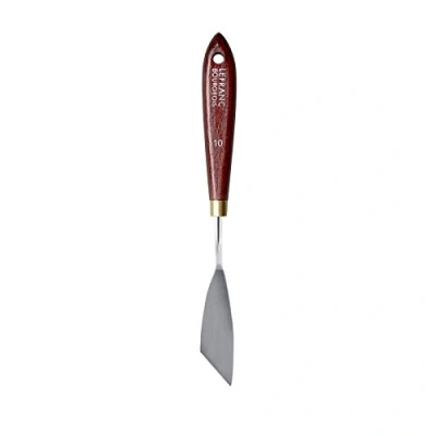 Abbildung von Lefranc Bourgeois 365010 Malmesser mit elastischer Metallklinge, rostfrei, lackiertem Holzgriff für Acrylfarben oder Ölfarben Nr.10