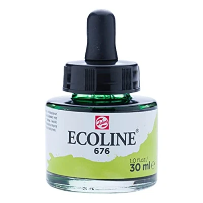 Abbildung von Ecoline Liquid Watercolour Bottle Grass Green 676