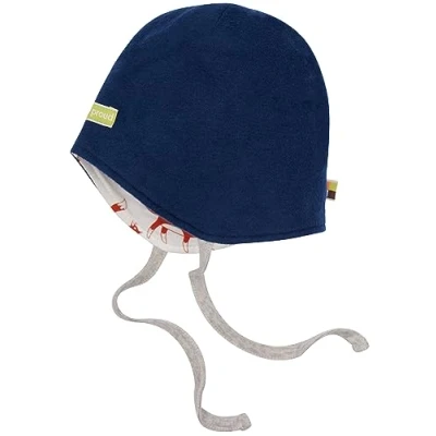 Abbildung von loud + proud Unisex Kinder Lt1 Fleece, GOTS Zertifiziert Beanie Mütze, Ultramarine, 98 104