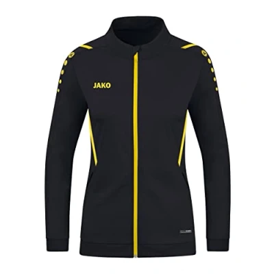 Abbildung von JAKO Damen Polyesterjacke Challenge, Schwarz/Citro, 40