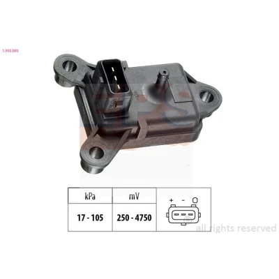 Abbildung von EPS 1.993.003 Luftdrucksensor, Höhenanpassung Made in Italy OE Equivalent FIAT: Punto I Schrägheck