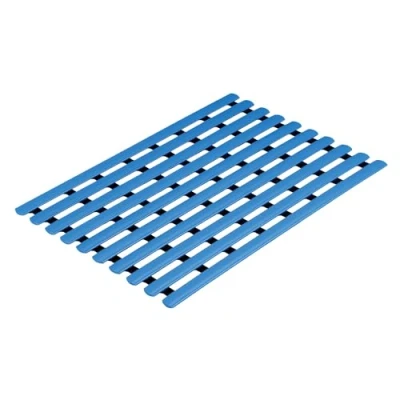 Abbildung von Sport Thieme Bädermatte Standard Rutschfester Untergrund Für Umkleidekabinen Saunabereiche Einzelmatte Blau 5,0 kg/m² 60x40 cm Stärke 0,8