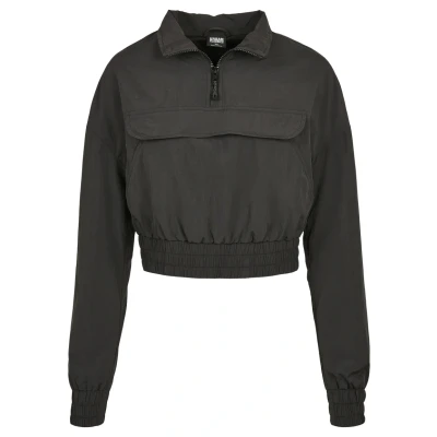 Abbildung von Urban Classics Crinkle Windbreaker, Damen, Größe: XXL, Black