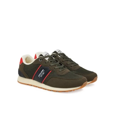 Abbildung von Jack &amp; Jones Jfwspirit Runner Sneaker low, Herren, Größe: 41, Moonbeam/navy Schuhe