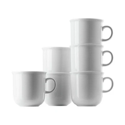 Abbildung von Thomas Trend weiss Becher mit Henkel 0,28 l Set 6tlg.