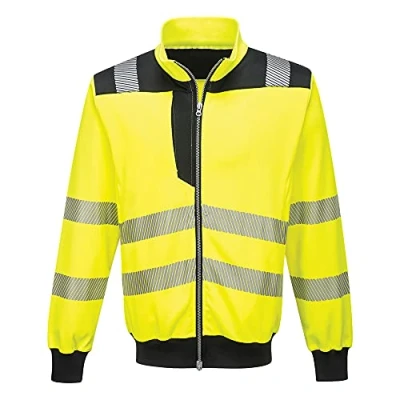 Abbildung von Portwest PW370 PW3 Hi Vis Sweatshirt (Yellow/Black, Large)