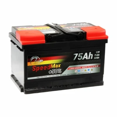 Abbildung von Autobatterie Speed Max (L3B75MAX) 75Ah 680A 12v ersetzt 65Ah 70Ah 72Ah 74Ah 80Ah