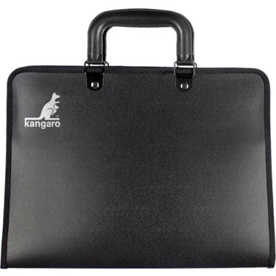 Abbildung von Kangaro Drawing Folder A4 Black w/ Handle (K 830211) (DISCONTINUED)