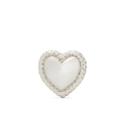 Abbildung von kate spade new york MINI Heart Studs Ohrringe silvercloured, Damen, Größe: One Size, Silver cloured